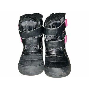 Toddler Girl Sz 8 Wonder Nation Cold Weather Winter Snowboots